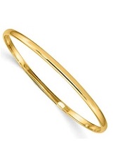little gorgeous slip on cuff yellow gold baby bangle
